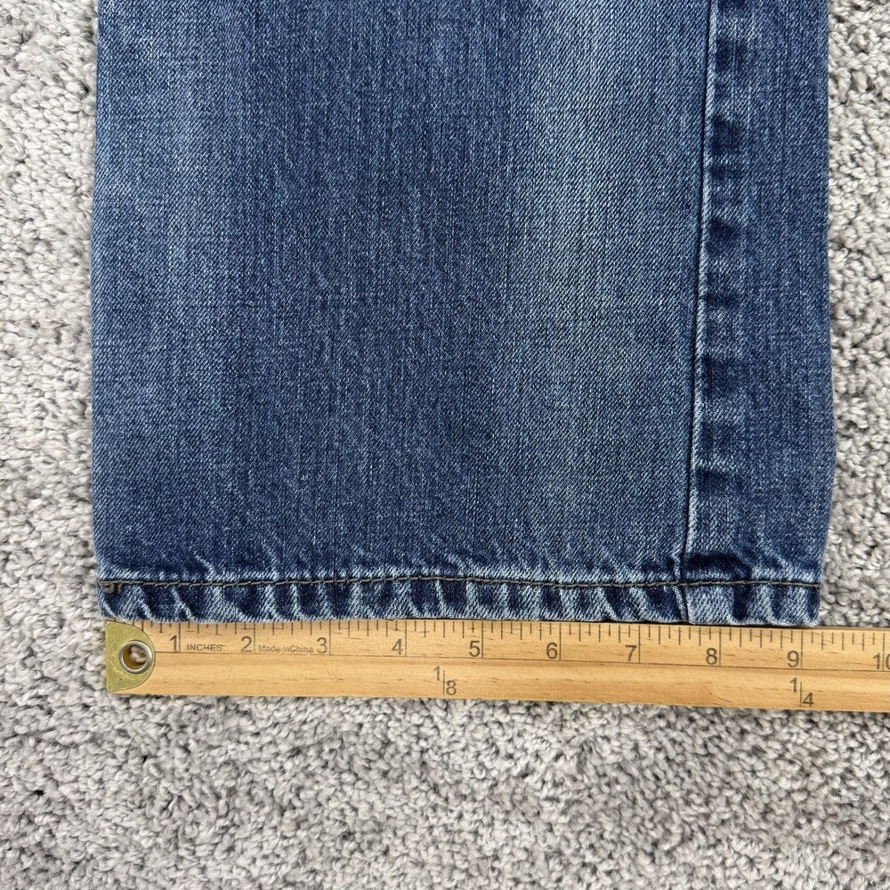 Cinch Ian Jeans Men's 40x32 Bootcut Western Cowboy Whiskering Crazy Fade - Picture 7 of 10